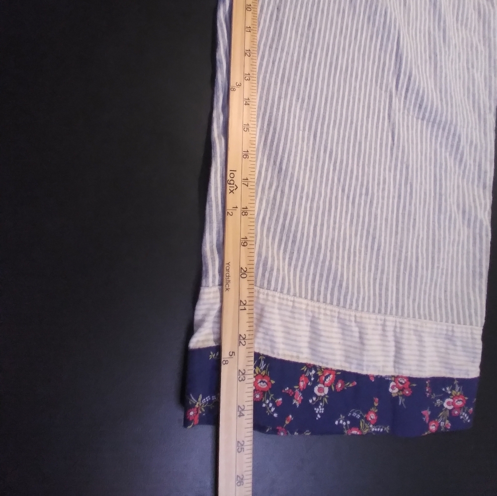 Madewell The New Denim Project Paper Bag Waist Pants Patchwork Hem Streatwear - Picture 9 of 14